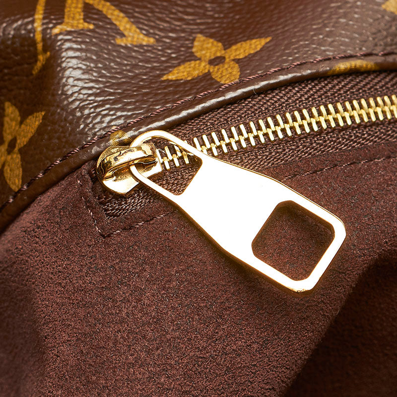 Louis Vuitton Monogram Metis Leather Handbag Brown