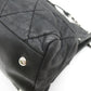 Chanel Shoulder Bag Leather Black