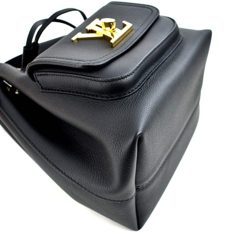 Louis Vuitton LockMe Bucket NV Shoulder Shoulder Bag Noir Black