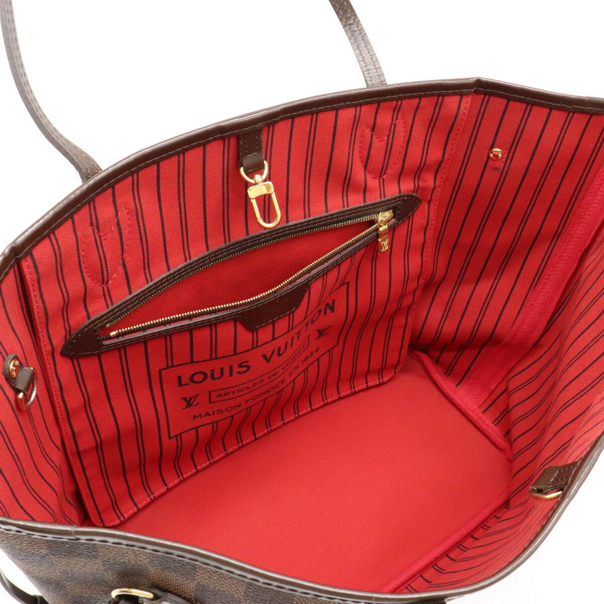 Louis Vuitton Damier Neverfull MM Tote Shoulder Bag