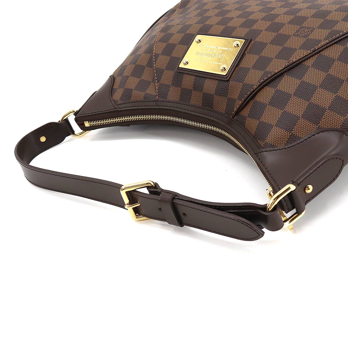 Louis Vuitton Damier Thames GM Shoulder Bag Ebene Gold Metal Fittings