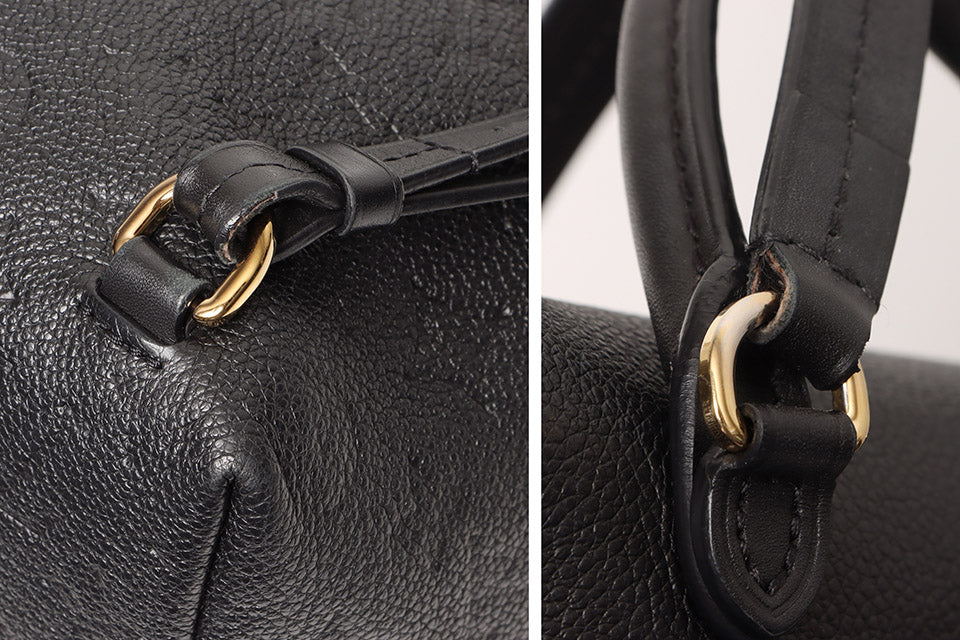 Louis Vuitton Amplant Montsouris PM Backpack Leather Black
