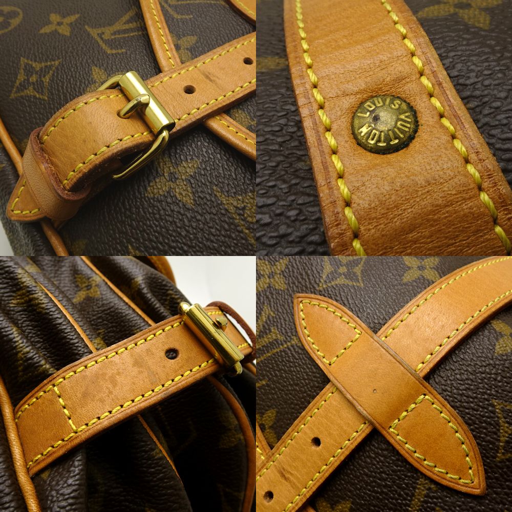 Louis Vuitton  Monogram Saumur 30 Brown