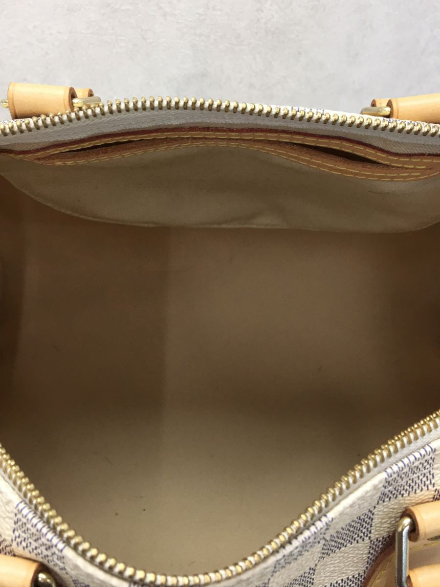 Louis Vuitton Speedy Hand Bag Damier Azur PVC