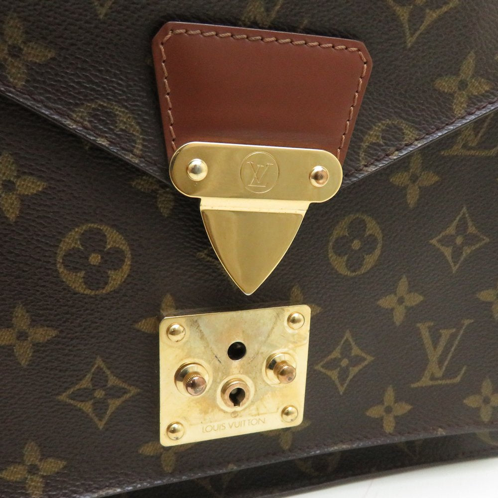 Louis Vuitton Monogram Monceau Brown Handbag