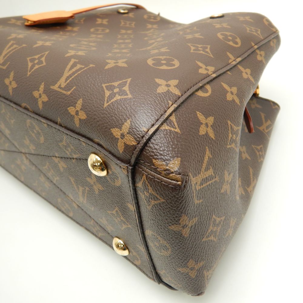 Louis Vuitton Monogram Montaigne MM Brown 2WAY Bag