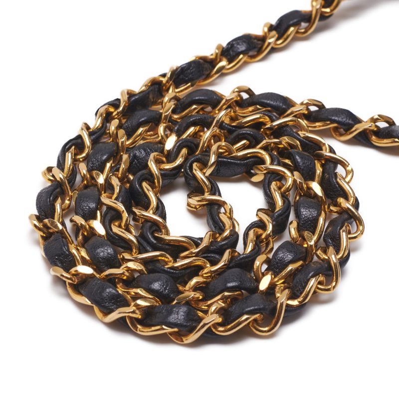 Chanel Mini Matelasse Chain Lambskin Black