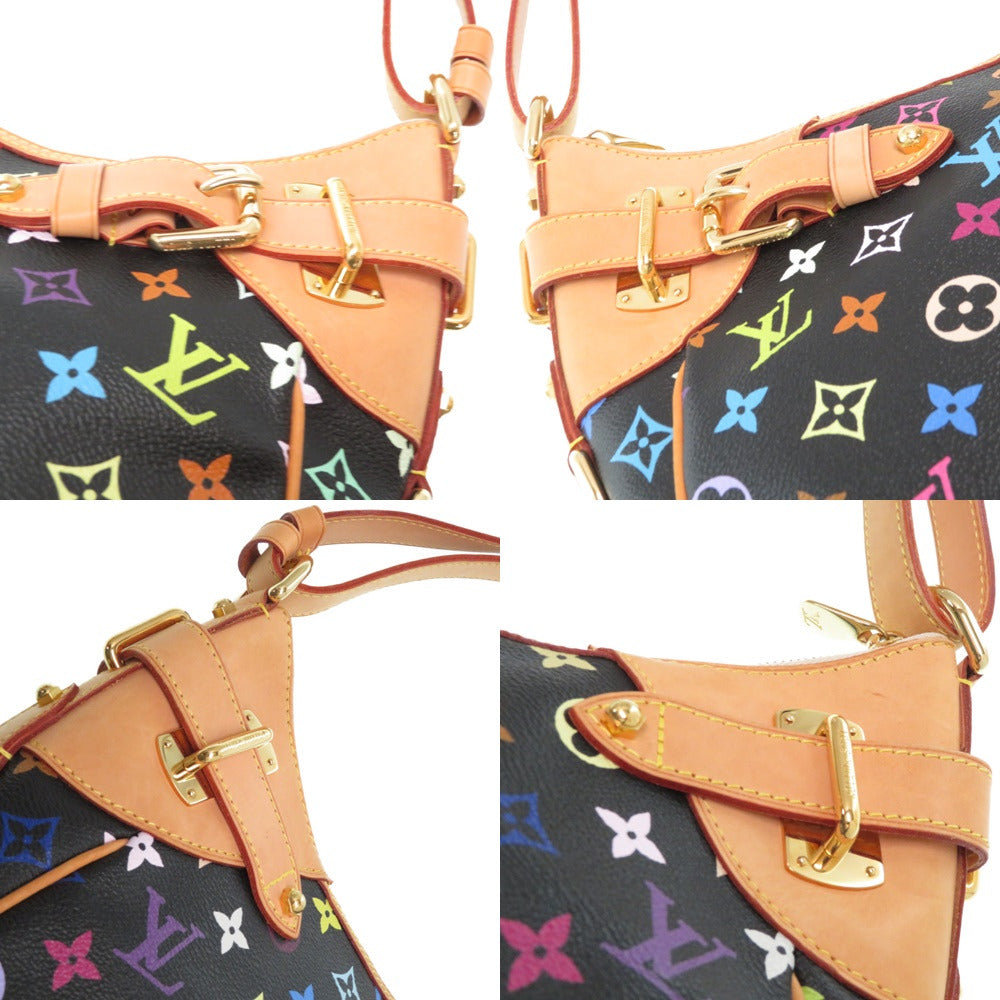 Louis Vuitton Monogram Multicolor Greta Shoulder Bag Noir Black