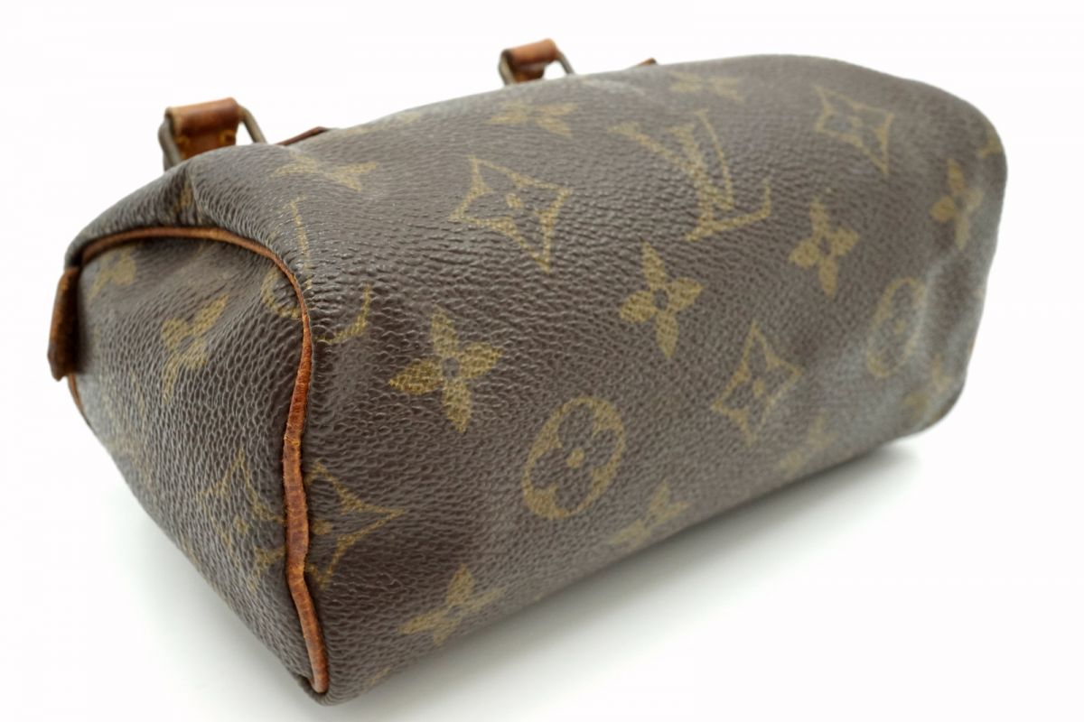 Louis Vuitton Mini Speedy Shoulder bag Monogram Leather Brown