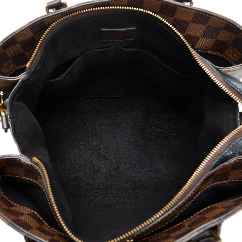 Louis Vuitton Damier Ebene Normandy Shoulder Bag Black