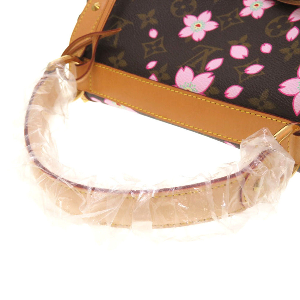 Louis Vuitton Monogram Cherry Blossom Sack Retro PM Handbag