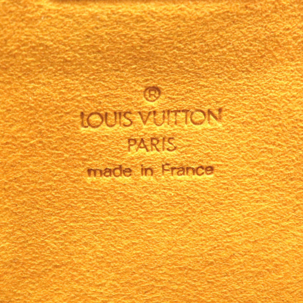 Louis Vuitton Monogram Denim Pochette Plat Clutch Bag Blue
