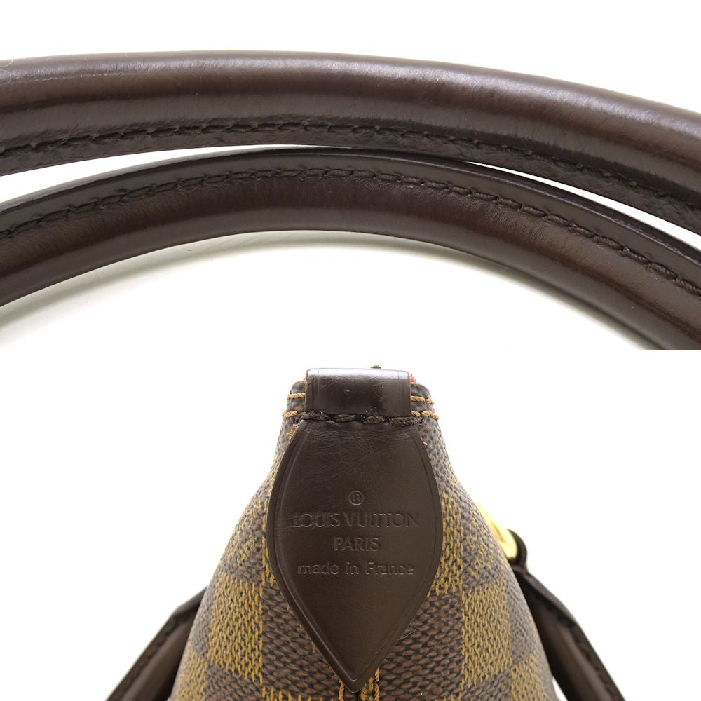 Louis Vuitton Damier Saleya PM Ebene Tote Bag Brown