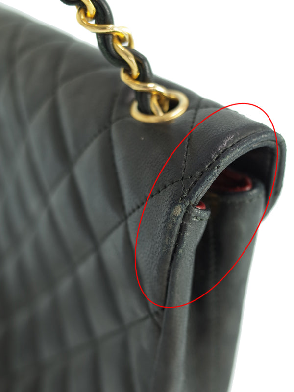 Chanel Matelasse Chain Shoulder Bag Black