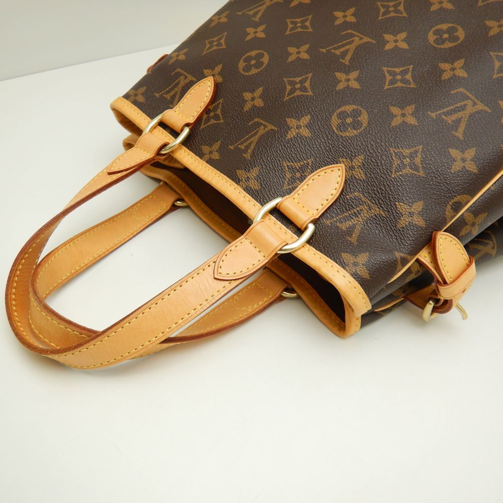 Louis Vuitton Monogram Batignolles Brown Tote Bag