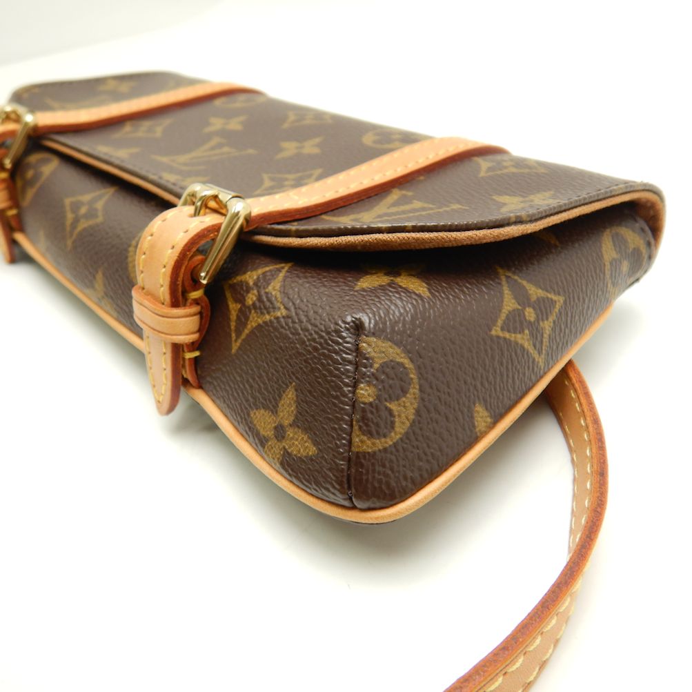 Louis Vuitton Monogram Pochette Marrell Brown Waist Bag