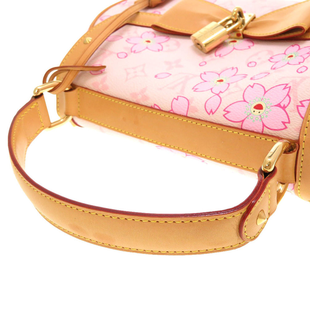 Louis Vuitton Monogram Cherry Blossom Sack Retro PM Pink