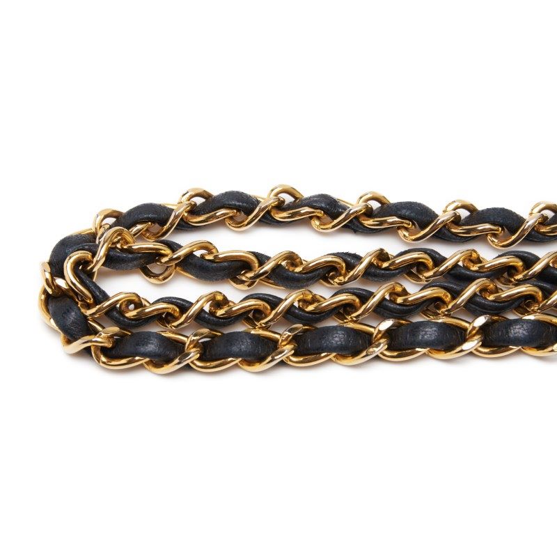 Chanel Matelasse Design Flap Chain Lambskin Black
