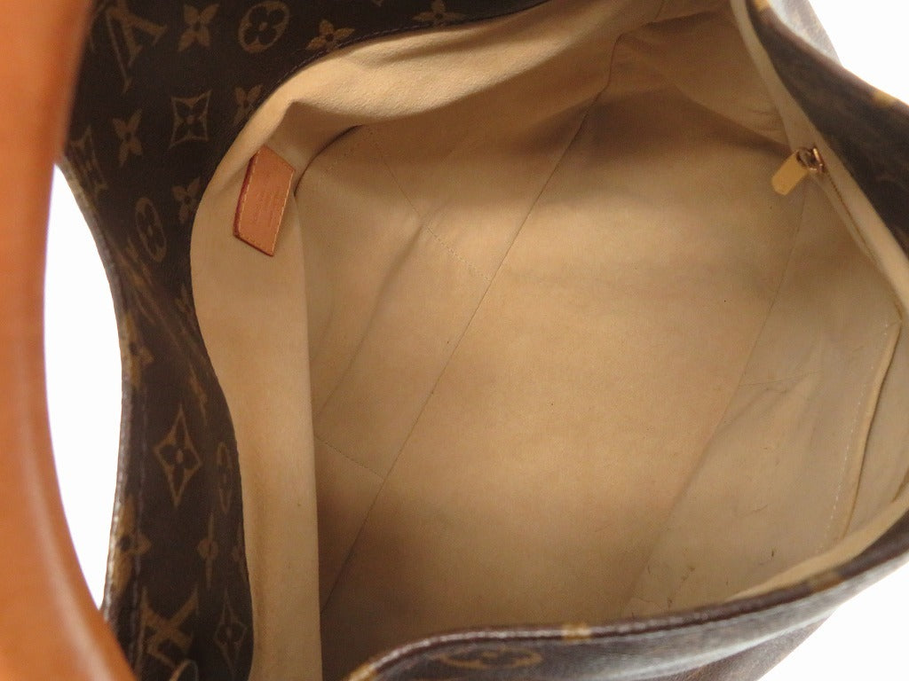 Louis Vuitton Monogram Artsy MM Shoulder Bag Brown