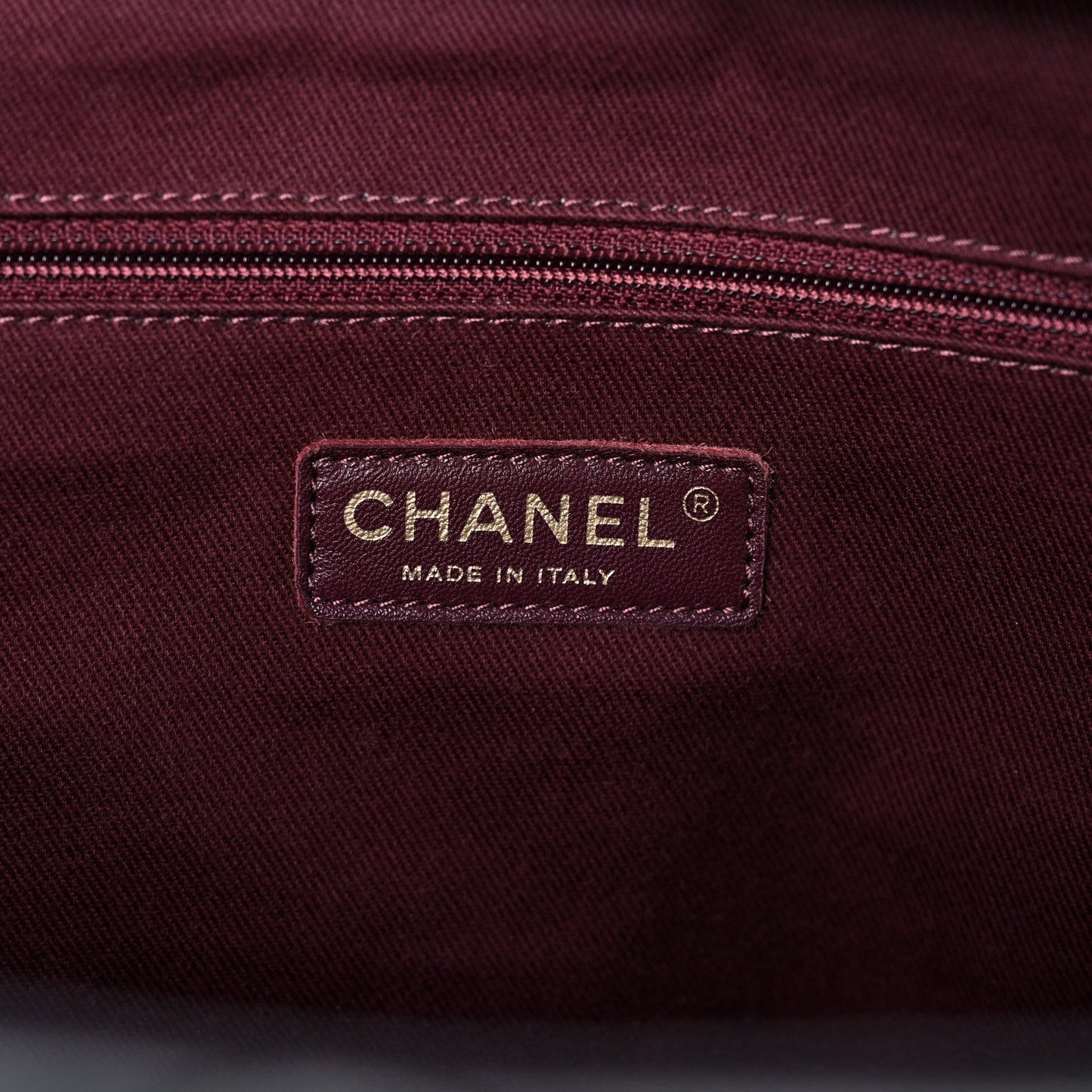 Chanel Glazed Calfskin Castle Rock Bowling Bag Black