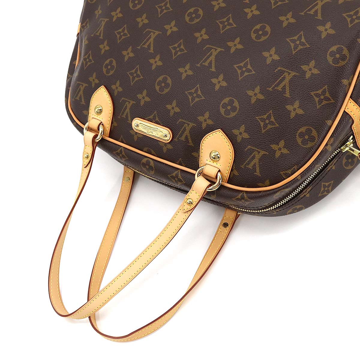 Louis Vuitton Monogram Montorgueil GM Shoulder Bag Brown Gold Hardware