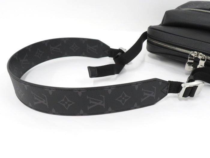 Louis Vuitton Outdoor Messenger PM Monogram Eclipse Leather Black