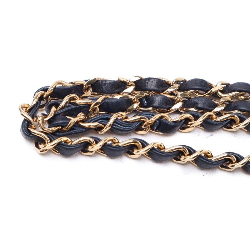 Chanel Matelasse Full Flap Chain Lambskin Dark Navy