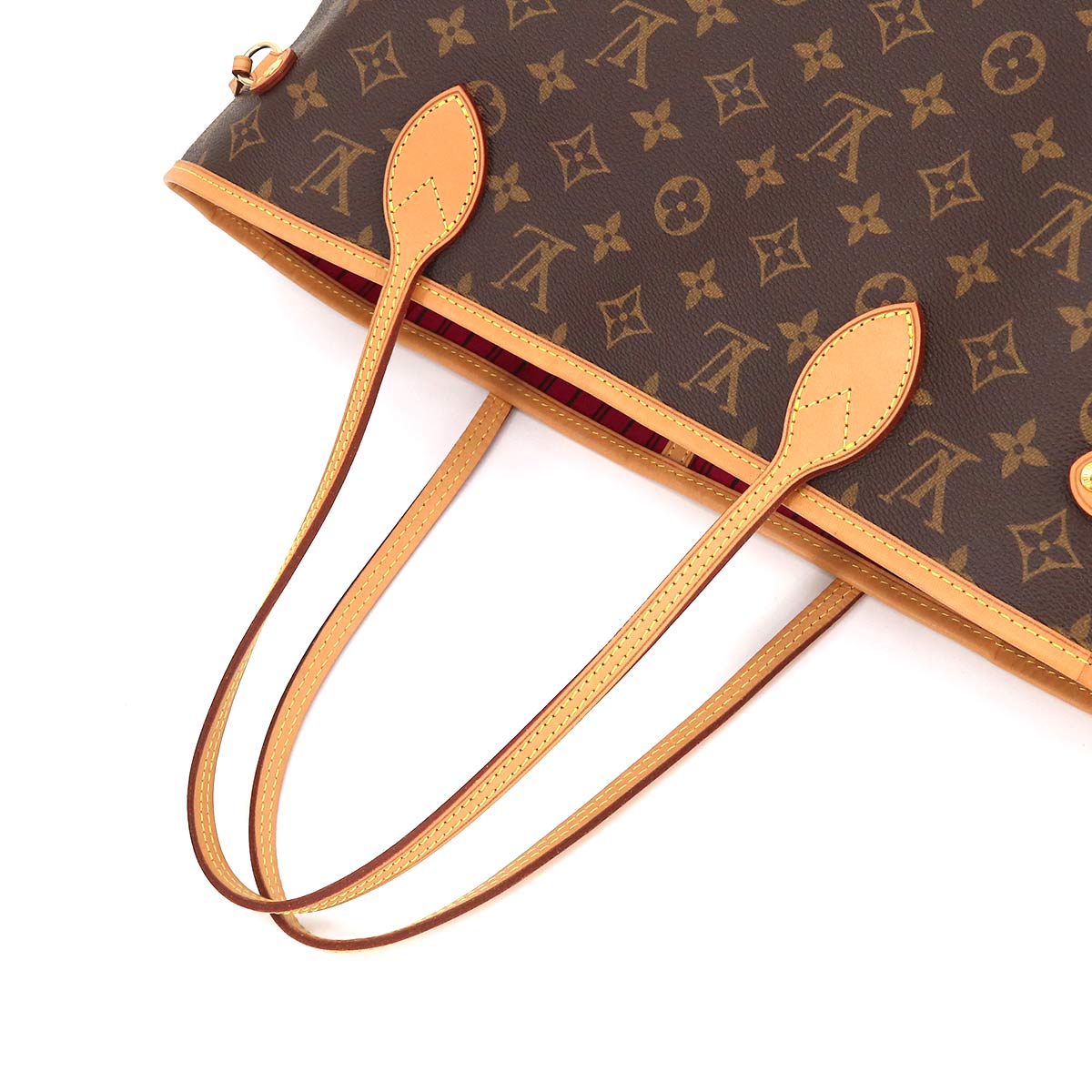 Louis Vuitton Monogram Neverfull MM Tote Bag Brown