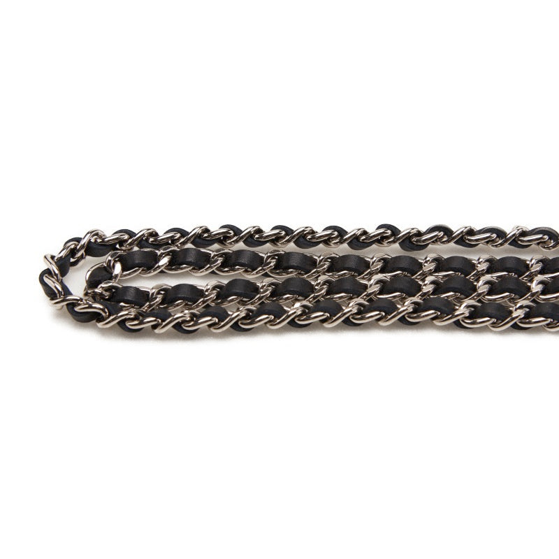 Chanel Mini Matelasse Chain Wallet Lambskin Black