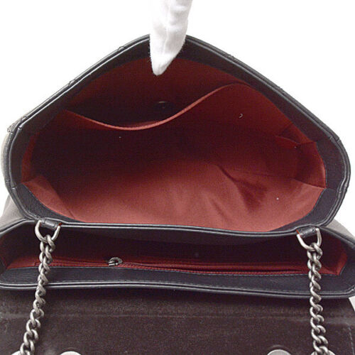 Chanel Bag Chain Shoulder Matelasse Leather Navy
