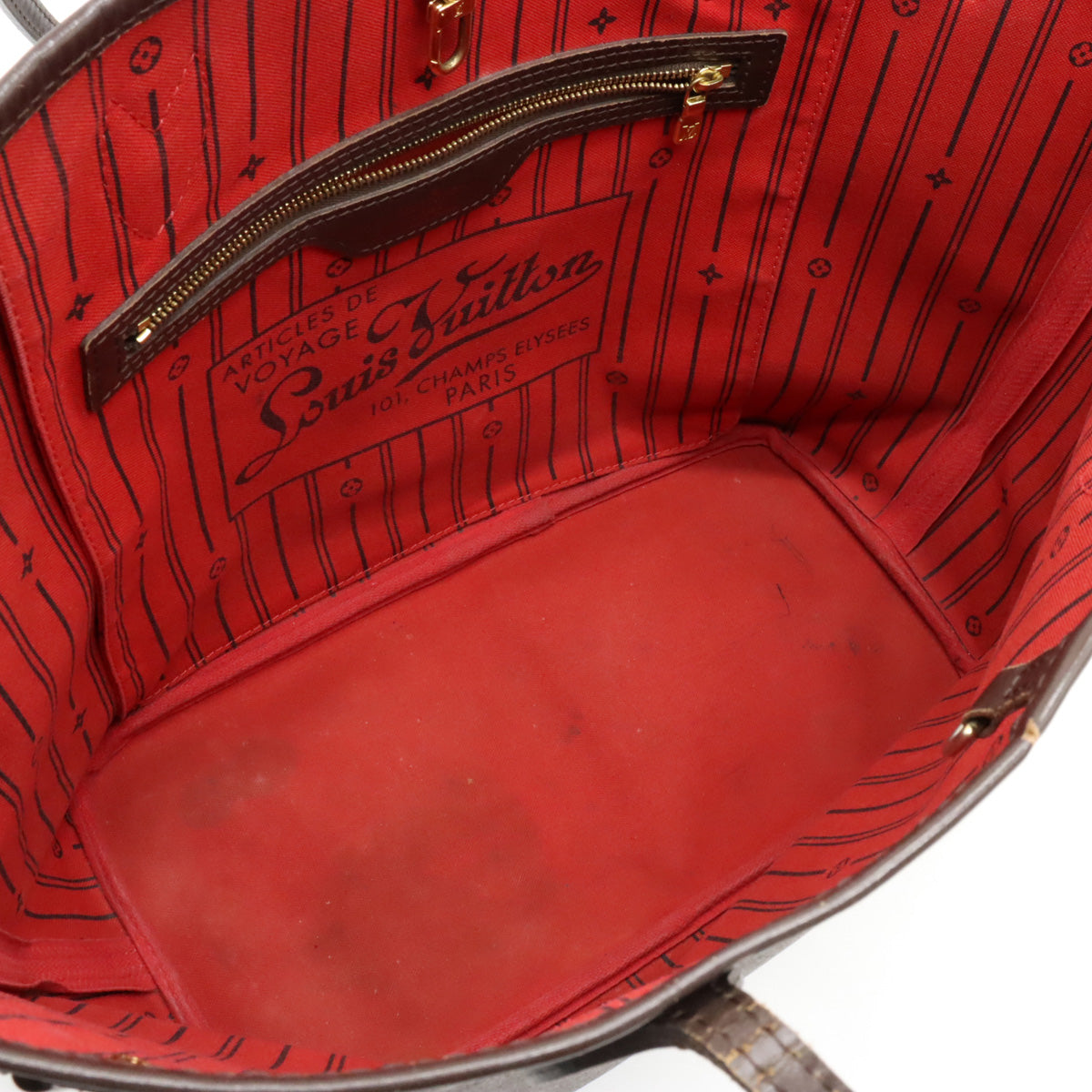 Louis Vuitton Damier Neverfull MM Tote Bag Shoulder Bag