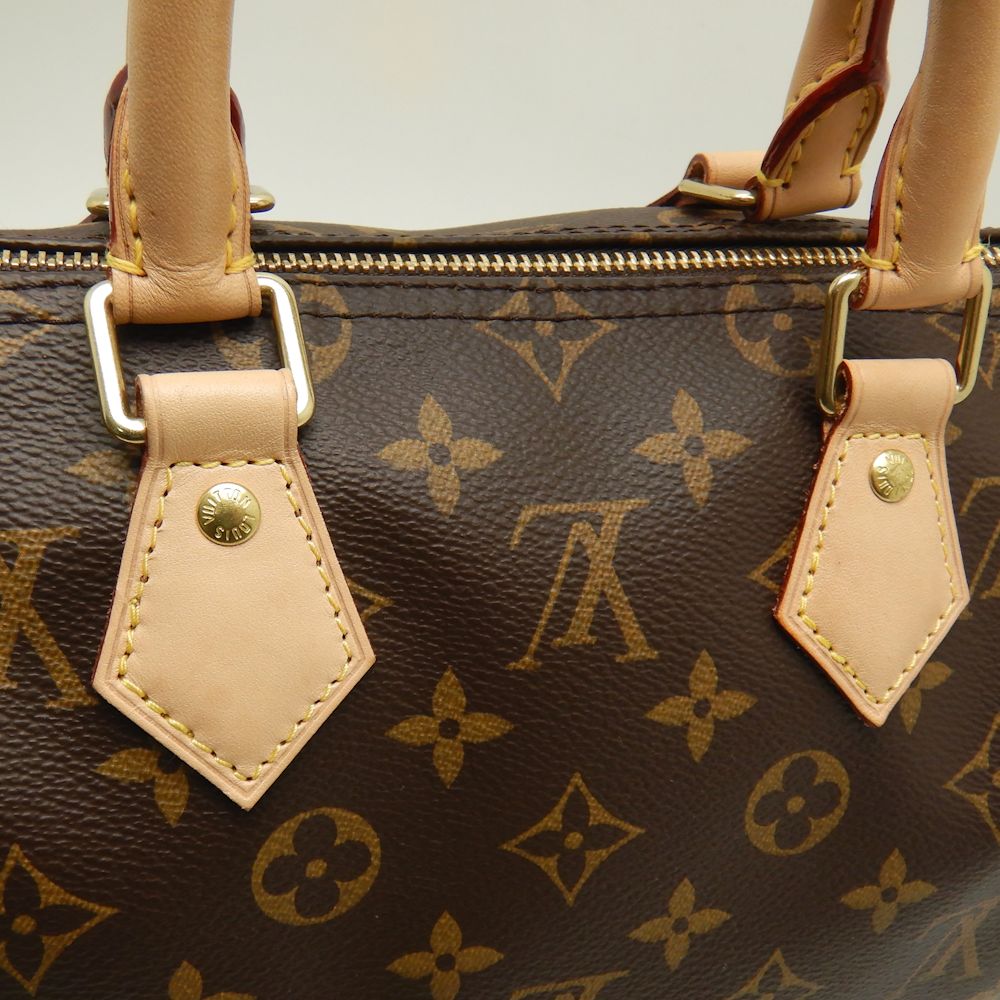 Louis Vuitton Monogram Speedy 25 Brown Mini Boston Bag