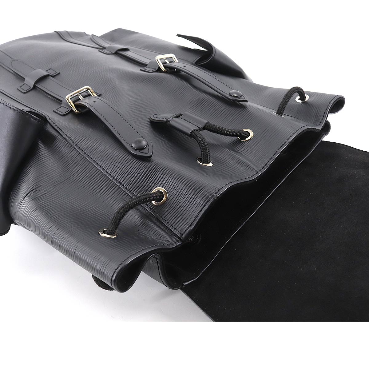 Louis Vuitton Epi Christopher PM Backpack Rucksack Leather Noir