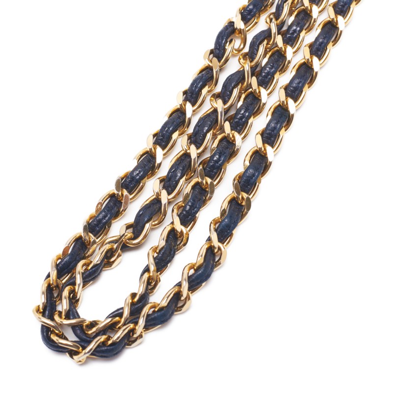 Chanel Matelasse Chain Shoulder Bag Lambskin Black
