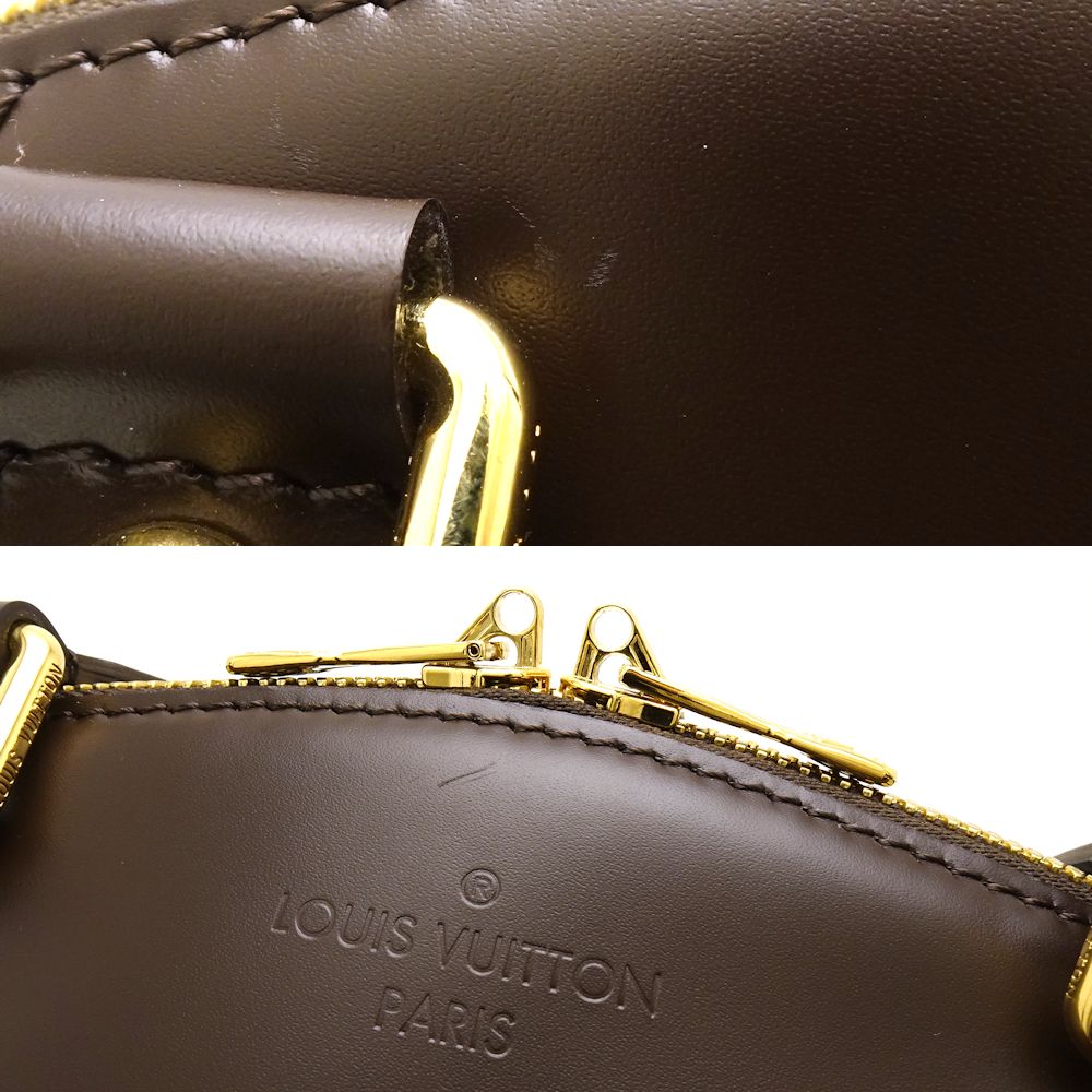 Louis Vuitton Damier Verona PM Ebene Handbag Brown