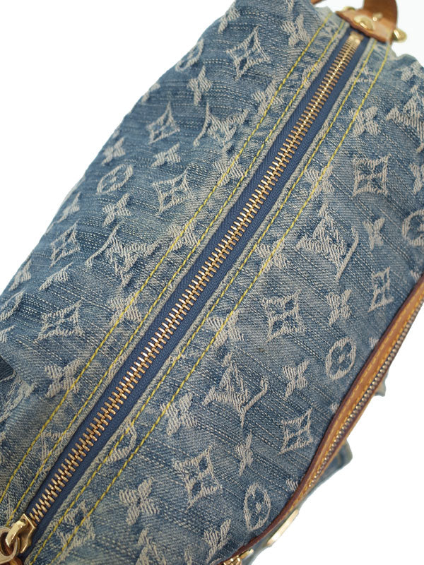 Louis Vuitton Monogram Denim Baggy GM Shoulder Bag