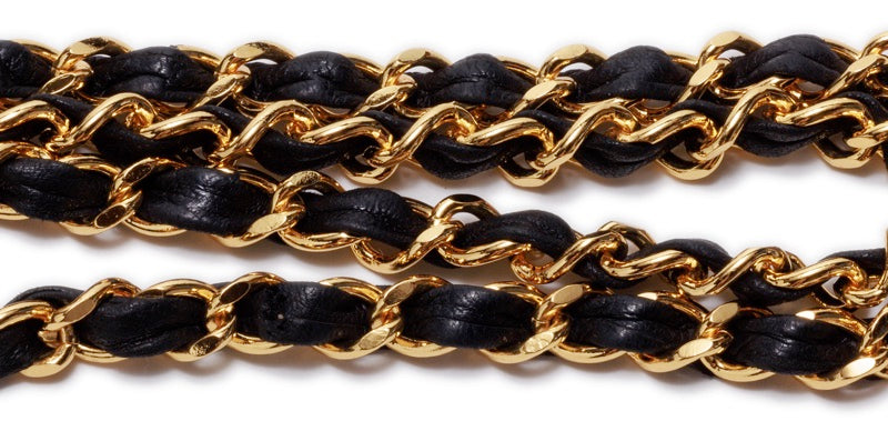 Chanel Matelasse Double Flap Chain Lambskin Black