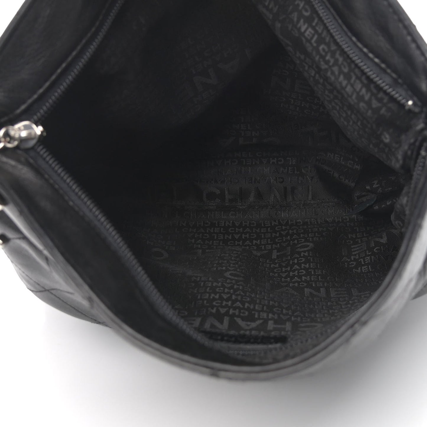 Lambskin Stitched Medium Ultimate Soft Tote Black