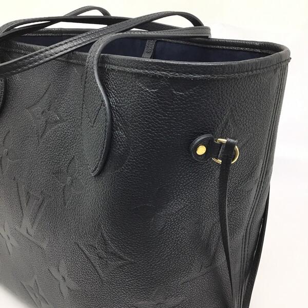 Louis Vuitton Neverfull MM Tote Bag Monogram Implant Black