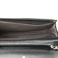 Lambskin Camellia Embossed Wallet on Chain WOC Black