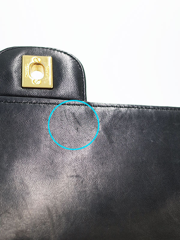 Chanel Matelasse Chain Shoulder Bag Black
