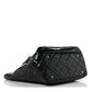Patent Quilted Chic and Glitter Large Tote Black