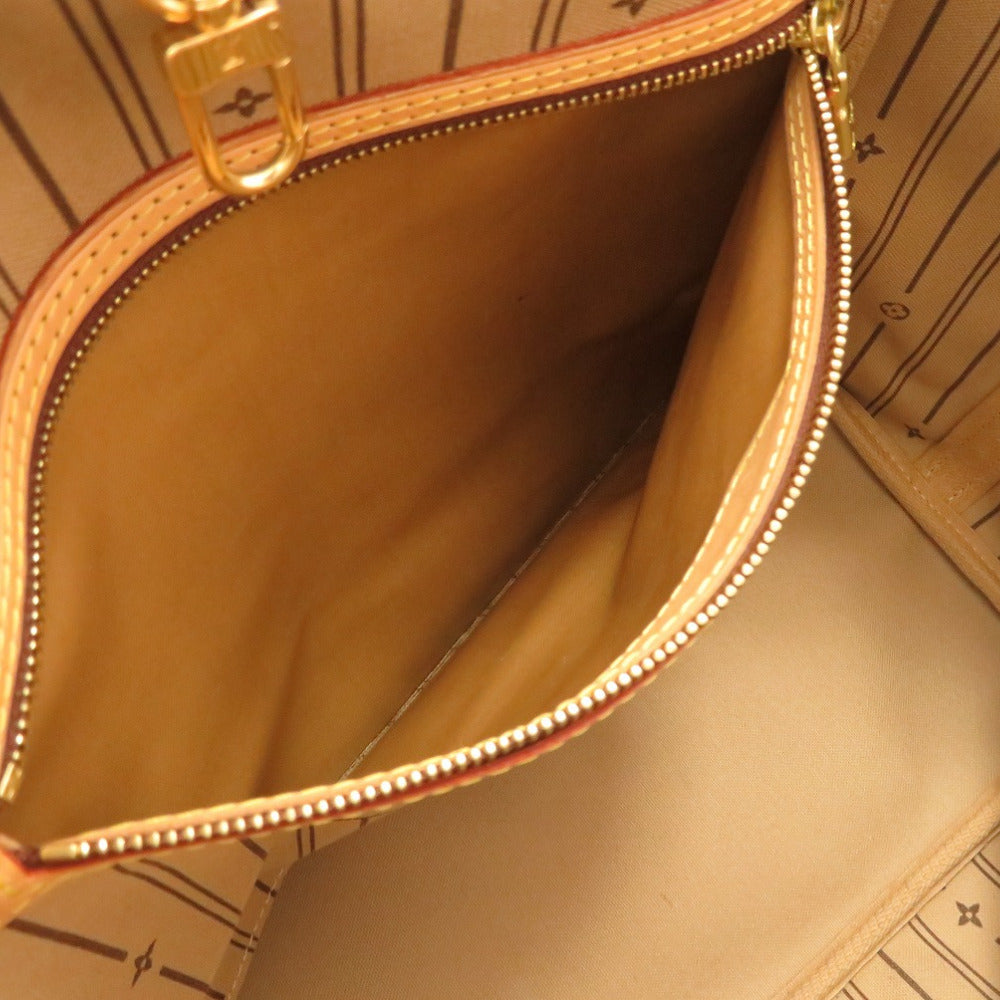 Louis Vuitton Monogram Neverfull MM Tote Bag Brown