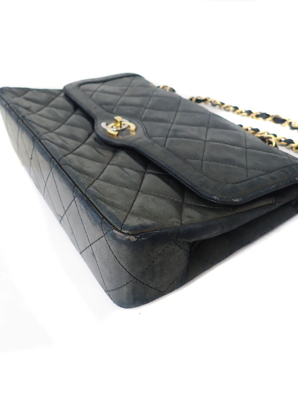 Chanel Matelasse Chain Shoulder Bag Black