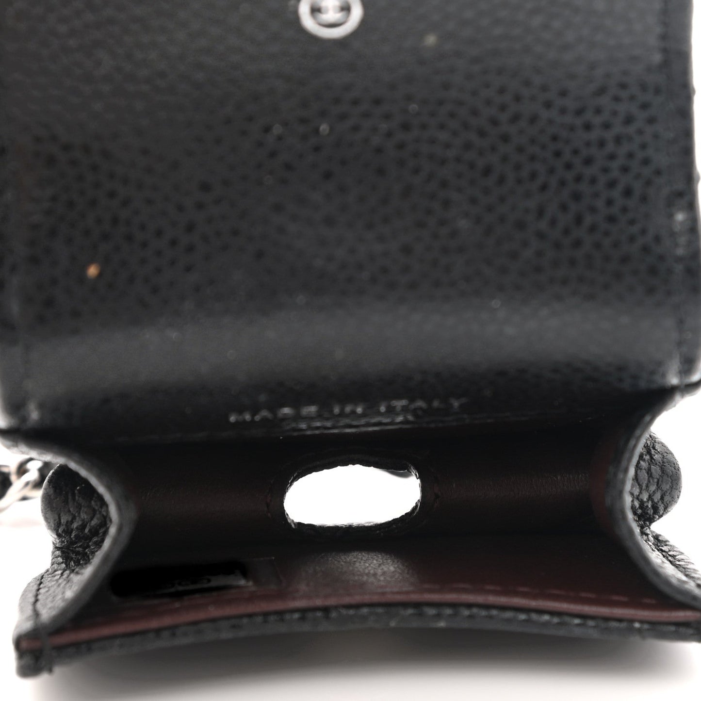 Caviar Quilted Airpods Pro Case Black
