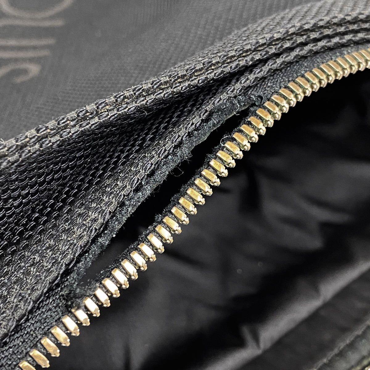 Louis Vuitton Compagnon Shoulder Bag Diagonal Damier Jean Noir