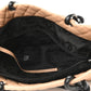 Calfskin Quilted Large Cambon Tote Beige Black