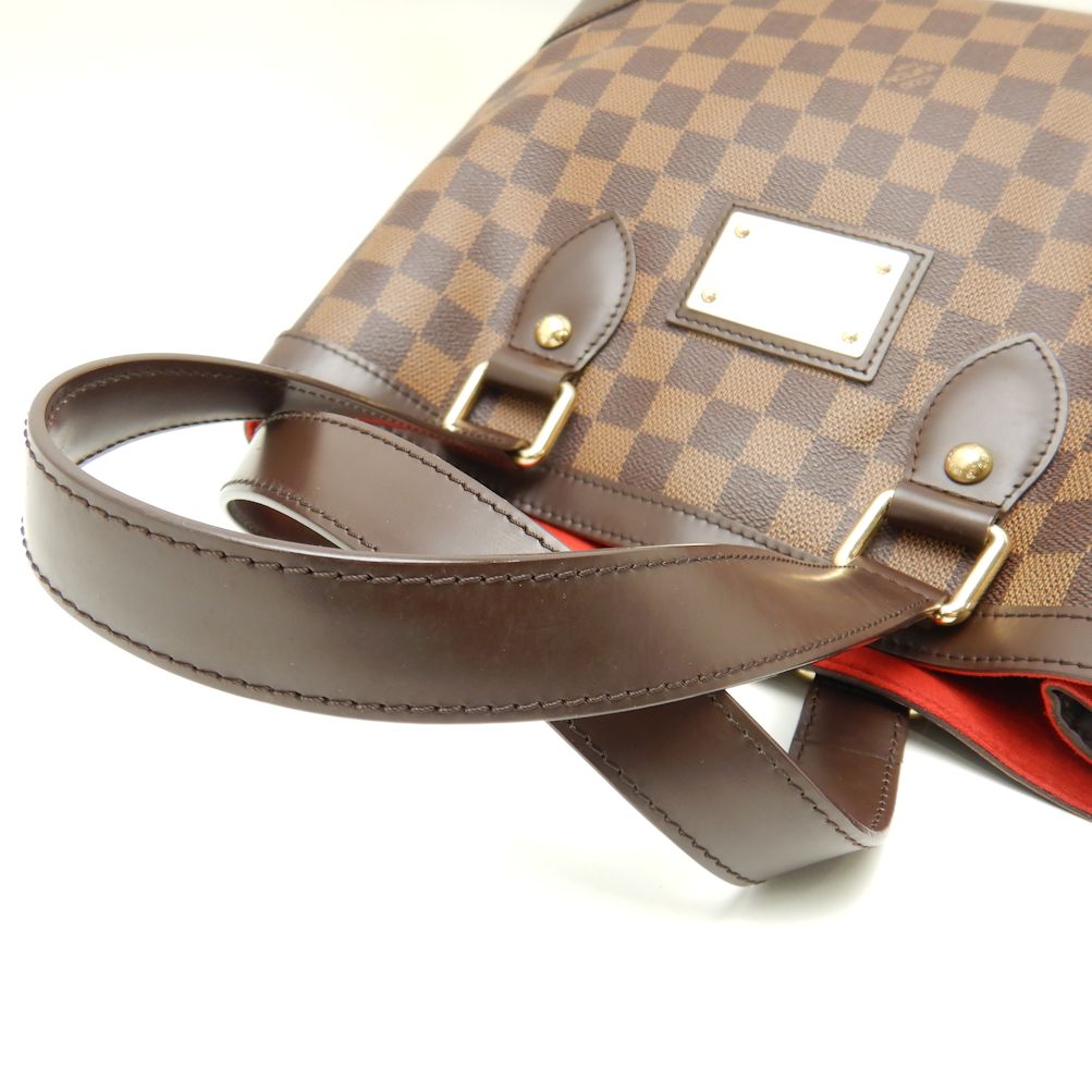 Louis Vuitton Damier Hampstead PM Ebene Tote Bag Brown