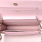 Chanel Caviar Quilted Wallet On Chain WOC Light Pink