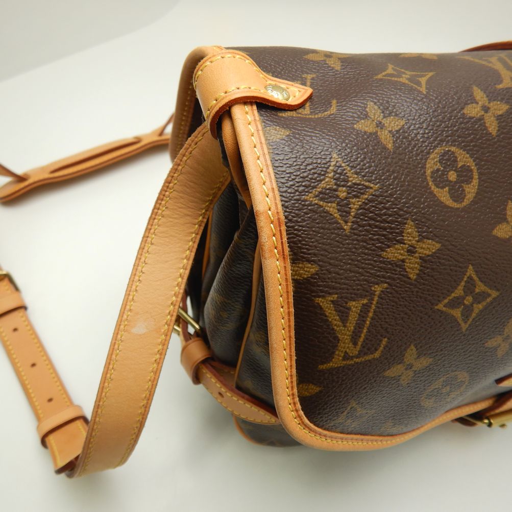 Louis Vuitton Monogram Saumur 30 Brown Diagonal Shoulder Bag
